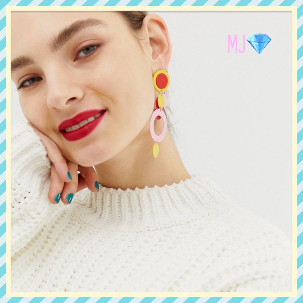 🎀Retro Matte Geo Earrings🎀